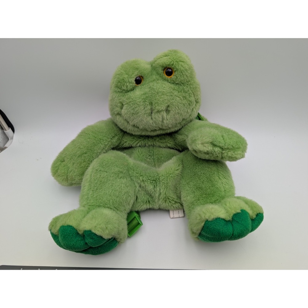 JStuff Green Frog Plush Backpack 18 Inch Stuffed‎ Animal Toy